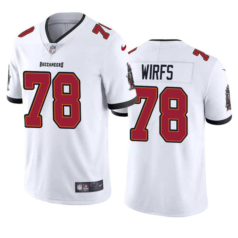 Men Nike Tampa Bay Buccaneers #78 Tristan Wirfs White 2020 NFL Draft Vapor Limited Jersey